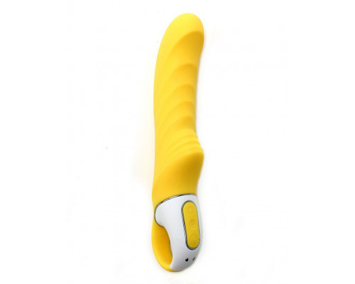 Заказать Жёлтый вибратор Satisfyer Yummy Sunshine - 22,5 см.
