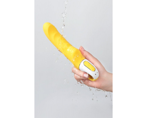 Заказать Жёлтый вибратор Satisfyer Yummy Sunshine - 22,5 см.