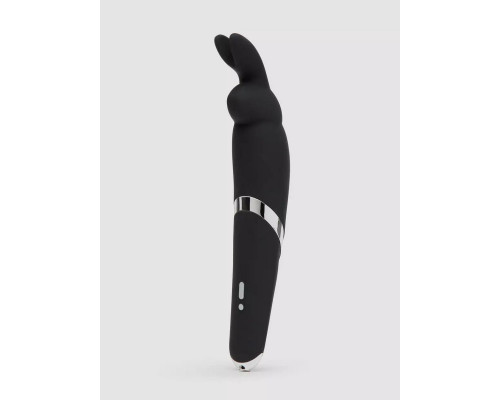 Заказать Черный вибратор Rabbit Rechargeable Wand Vibrator - 26,7 см.