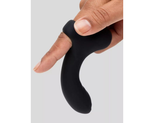 Заказать Черный вибратор на палец для G-стимуляции Sensation Rechargeable G-Spot Vibrator
