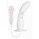Заказать Белый вибратор для G-точки BUNNY ICY - 18 см.