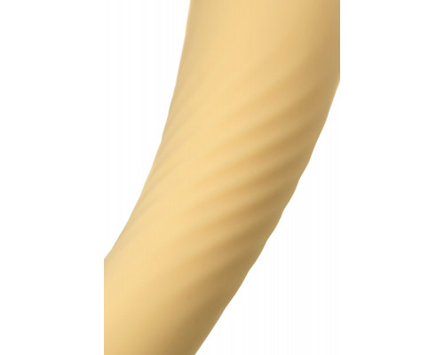 Желтый вибратор Calla - 22 см.