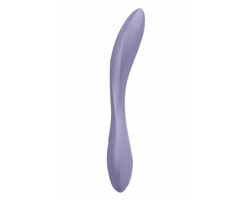 Заказать Сиреневый гибкий вибратор Satisfyer G-Spot Flex 2 - 19,5 см.
