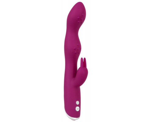 Заказать Фиолетовый вибратор A   G-Spot Rabbit Vibrator для стимуляции зон G и A - 23,6 см.