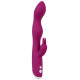 Заказать Фиолетовый вибратор A   G-Spot Rabbit Vibrator для стимуляции зон G и A - 23,6 см.
