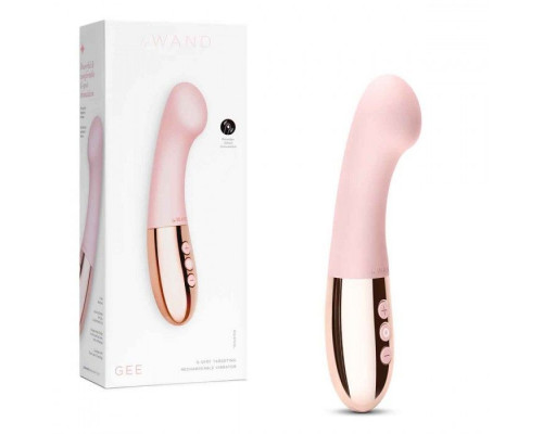 Заказать Розовый стимулятор для точки G Le Wand GEE - 16,6 см.