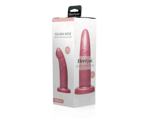 Заказать Розовый фаллоимитатор Golden Rose Dildo Small - 13,5 см.