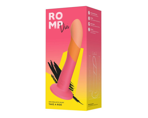 Заказать Яркий фаллоимитатор Romp Dizi с присоской - 18 см.