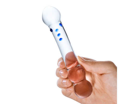 Заказать Изогнутый стеклянный стимулятор G-точки Curved G-Spot - 15,2 см.
