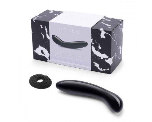 Заказать Массажер для G-точки Le Wand Crystal G-Wand из черного обсидиана