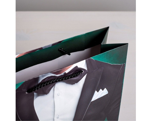 Заказать Бумажный пакет «Лучшему!» - 23 х 27 см.