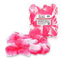 Бело-розовые лепестки роз Bed of Roses