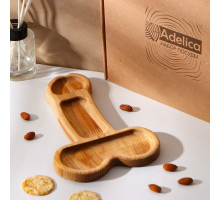 Деревянное блюдо для подачи в форме члена (25 х 16,5 х 1,7 см)