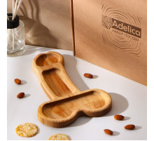 Деревянное блюдо для подачи в форме члена (25 х 16,5 х 1,7 см)