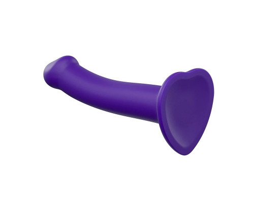 Заказать Фиолетовый фаллоимитатор-насадка Strap-On-Me Dildo Dual Density size M - 18 см.