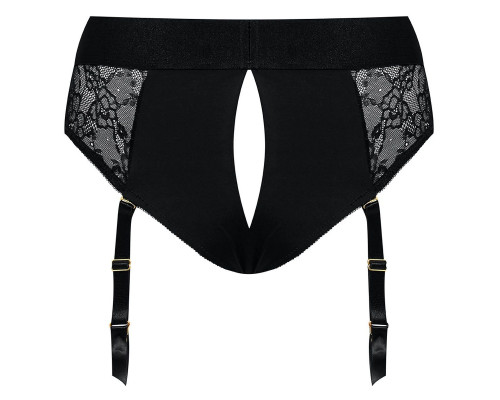 Заказать Черные трусики для насадок Diva Lingerie Harness - size S