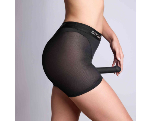 Трусики-шорты для фиксации насадок Strap-on-me Harness Lingerie Halo - size L