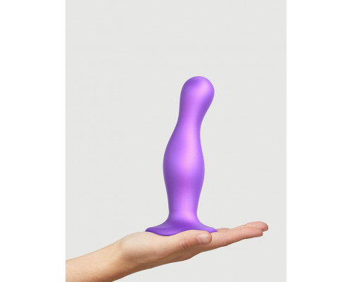 Заказать Фиолетовая насадка Strap-On-Me Dildo Plug Curvy size L