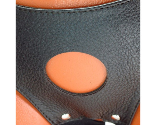 Заказать Трусики для страпона коричневого цвета