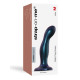 Заказать Темно-синяя насадка Strap-On-Me Dildo Plug Snaky size M