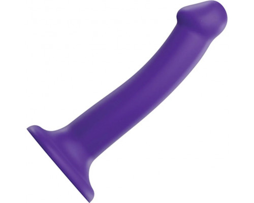 Заказать Фиолетовый фаллоимитатор-насадка Strap-On-Me Dildo Dual Density size M - 18 см.