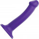 Заказать Фиолетовый фаллоимитатор-насадка Strap-On-Me Dildo Dual Density size M - 18 см.