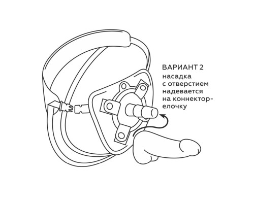 Заказать Универсальные трусики Harness UNI strap с корсетом