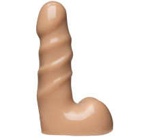 Рельефная анальная насадка Vac-U-Lock 5.5  Raging Hard-On Cock - 13,5 см.