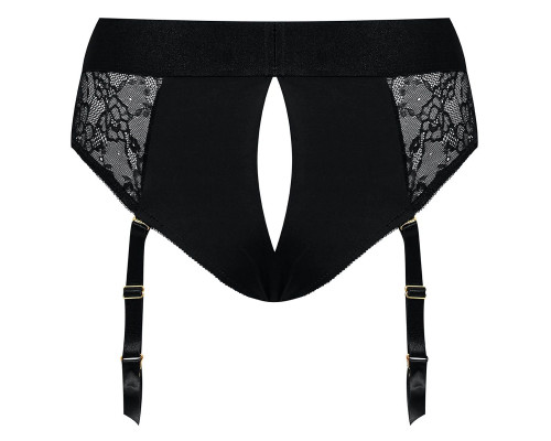 Заказать Черные трусики для насадок Diva Lingerie Harness - size L