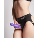 Заказать Фиолетовая насадка Strap-On-Me Dildo Plug Curvy size L