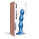 Заказать Голубая насадка Strap-On-Me Dildo Plug Balls size L