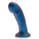 Синяя насадка-фаллоимитатор Rebellion 5.75 Inch Pegging Dildo - 14,6 см.