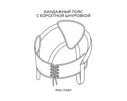 Заказать Универсальные трусики Harness UNI strap с корсетом