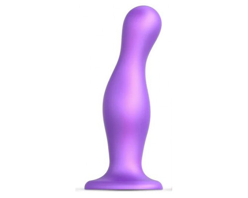 Заказать Фиолетовая насадка Strap-On-Me Dildo Plug Curvy size L