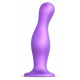 Заказать Фиолетовая насадка Strap-On-Me Dildo Plug Curvy size L