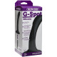 Заказать Черная изогнутая насадка Vac-U-Lock G-Spot - 16,5 см.