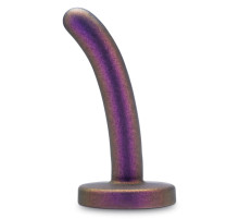 Фиолетовая насадка с гладкой поверхностью Surrender 4.75 Inch Beginner Pegging Dildo - 12 см.