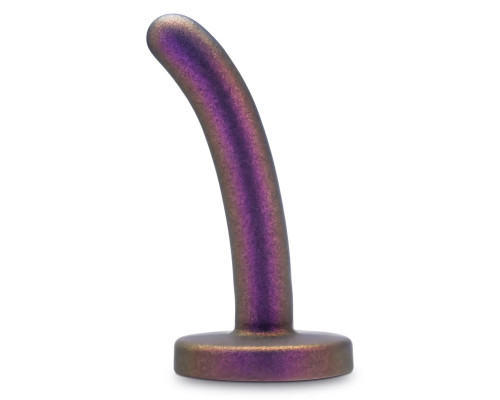 Фиолетовая насадка с гладкой поверхностью Surrender 4.75 Inch Beginner Pegging Dildo - 12 см.