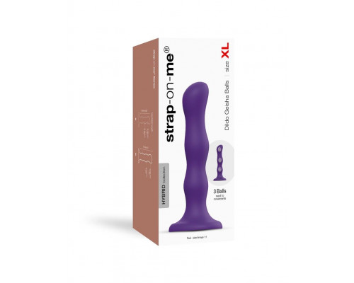 Заказать Фиолетовая насадка Strap-On-Me Dildo Geisha Balls size XL Заказать Фиолетовая насадка Strap-On-Me Dildo Geisha Balls size XL