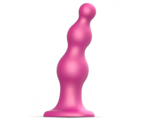 Заказать Розовая насадка Strap-On-Me Dildo Plug Beads size L