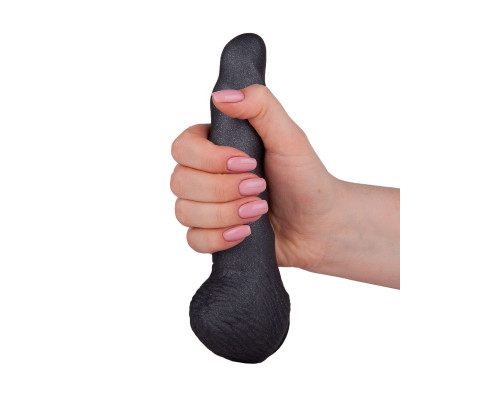 Заказать Чёрная насадка на пояс харнесс BLACK BENT 2 - 19,5 см.