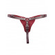 Заказать Бордовые трусики с кольцом для насадок Maroon Panties