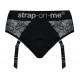 Заказать Черные трусики для насадок Diva Lingerie Harness - size S