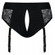 Заказать Черные трусики для насадок Diva Lingerie Harness - size M