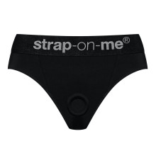 Черные трусики для насадок Heroine Lingerie Harness - size L