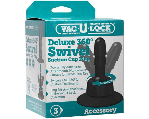 Заказать Плаг с присоской для фиксации насадок Deluxe 360° Swivel Suction Cup Plug