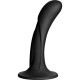 Заказать Черная изогнутая насадка Vac-U-Lock G-Spot - 16,5 см.
