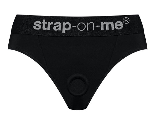 Черные трусики для насадок Heroine Lingerie Harness - size M