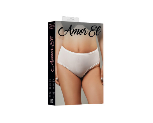 Заказать Высокие трусики из полупрозрачной сетки и кружева