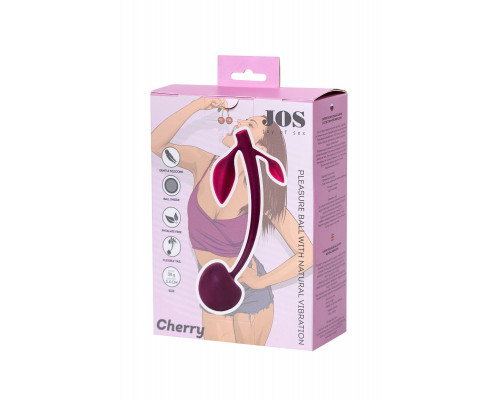 Бордовая вагинальная вишенка WILD CHERRY - 14,5 см.